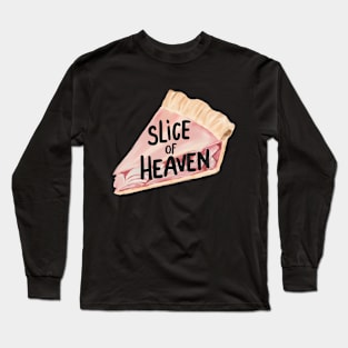 "Slice of Heaven", Retro Design Long Sleeve T-Shirt